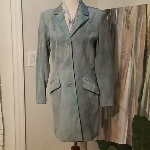 Funky Suede Distressed S Coat Jacket
